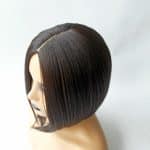 t & a hair global vietnam factory premium synthetic hair 14 inch light brown straight hair short hair bob wig middle part wig