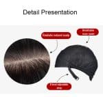 t & a hair global vietnam factory premium synthetic hair 26 inch dark brown body wavy middle parting can be permed and dyed