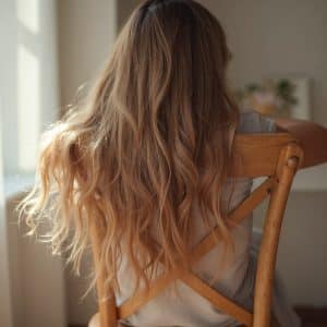 t & a hair global vietnam factory premium synthetic hair 26 inch light brown body wavy middle parting can be permed and dyed