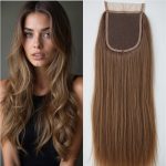 t&a hair global lace closure 4x4 hair extensions kinky straight human hair 20 inch light ash #12