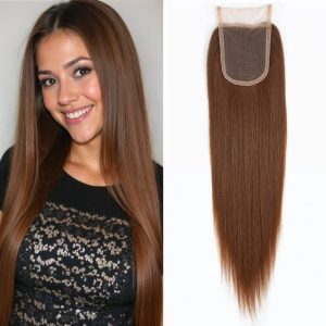 t&a hair global lace closure 4x4 hair extensions kinky straight human hair 22 inch light ash #12