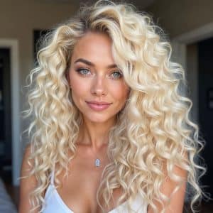 t&a hair global lace closure 5×5 deep wavy white blonde human hair extensions