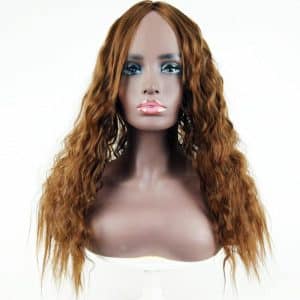 t&a premium synthetic hair small curly hair 26 inch black corn perm chemical fiber